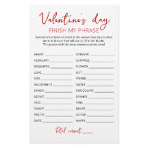 Dia de os namorados Concluir minha frase Jogo edit