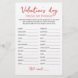 Dia de os namorados Concluir minha frase Jogo edit