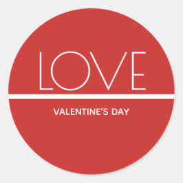Dia de os namorados de amor | Adesivo