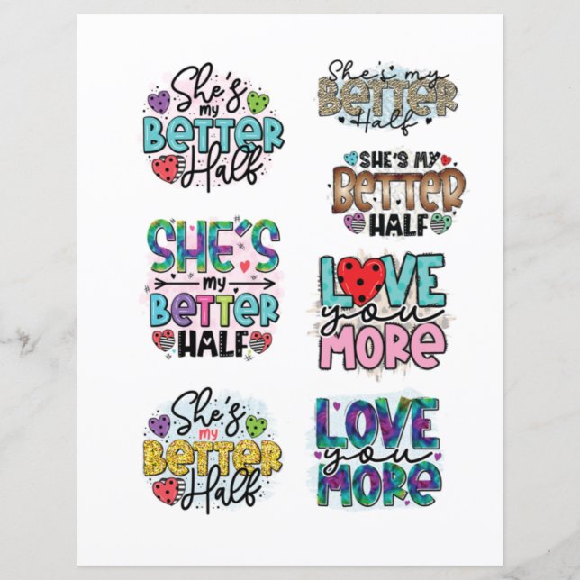 Dia de os namorados de amor Elementos românticos d (Frente)