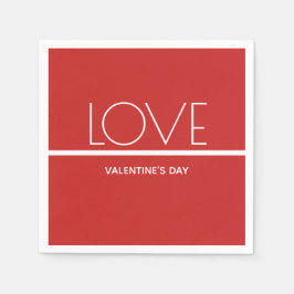 Dia de os namorados de amor | Guardanapo de Papel