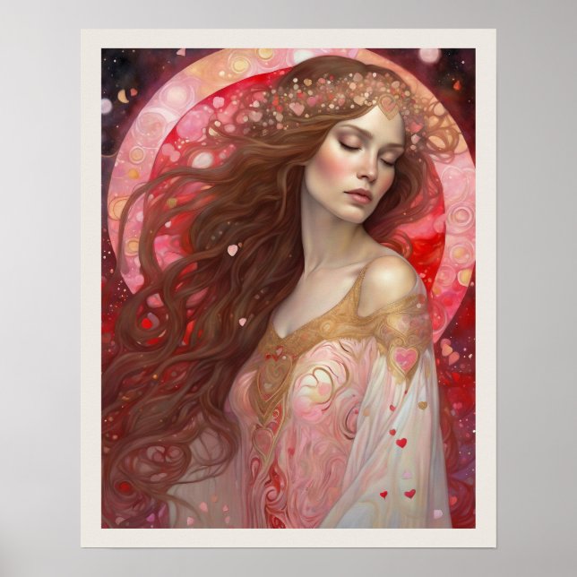 Dia de os namorados de arte Impressão (Frente)