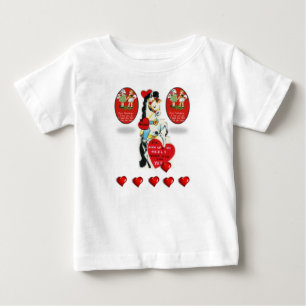 Dia de os namorados de Camisa de Bebê