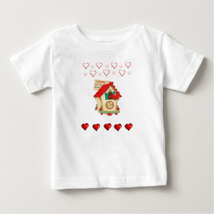 Dia de os namorados de Camisa de Bebê