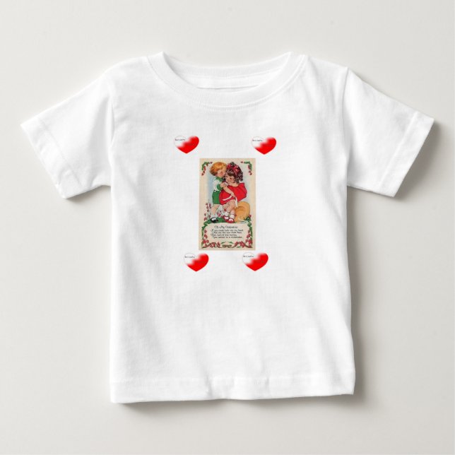 Dia de os namorados de Camisa de Bebê (Frente)