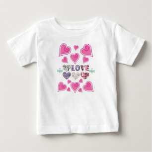Dia de os namorados de Camisa de Bebê