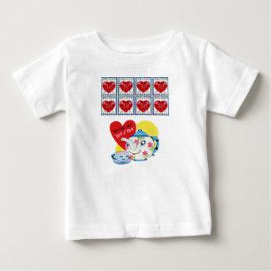 Dia de os namorados de Camisa de Bebê