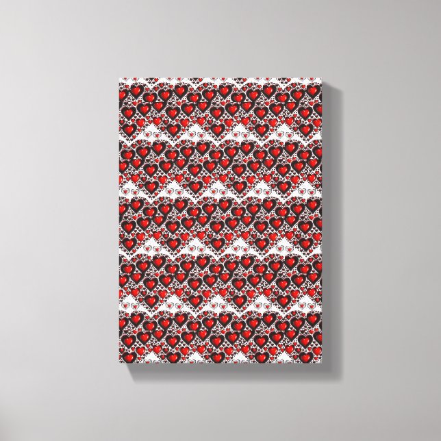 Dia de os namorados de impressão de tela estendida (Frente)