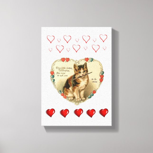 Dia de os namorados de impressão de tela estendida (Frente)