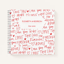 Dia de os namorados de palavras românticas