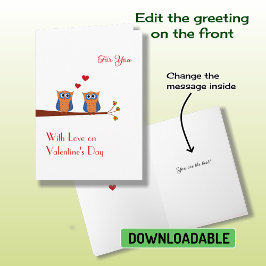 Dia de os namorados dois cartões azuis de férias