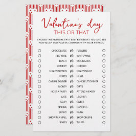Dia de os namorados Este ou aquele jogo Editável