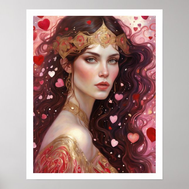 Dia de os namorados Impressão de Deco da Mulher  (Frente)