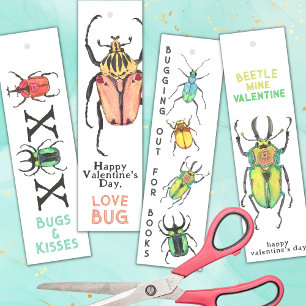 Dia de os namorados Love Inseto Bookmarks