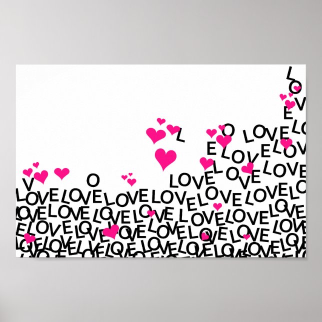 Dia de os namorados Love Poster (Frente)
