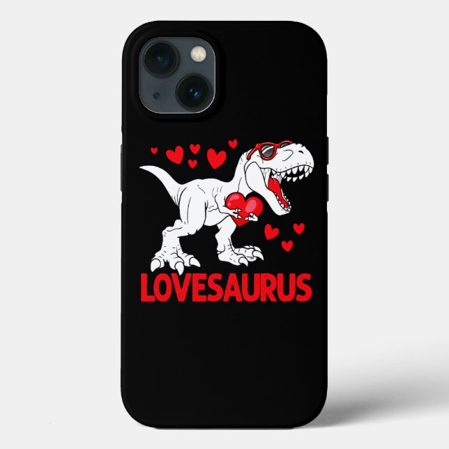 Dia de os namorados Lovesaurus Dinosaur Trex Love  (Verso)