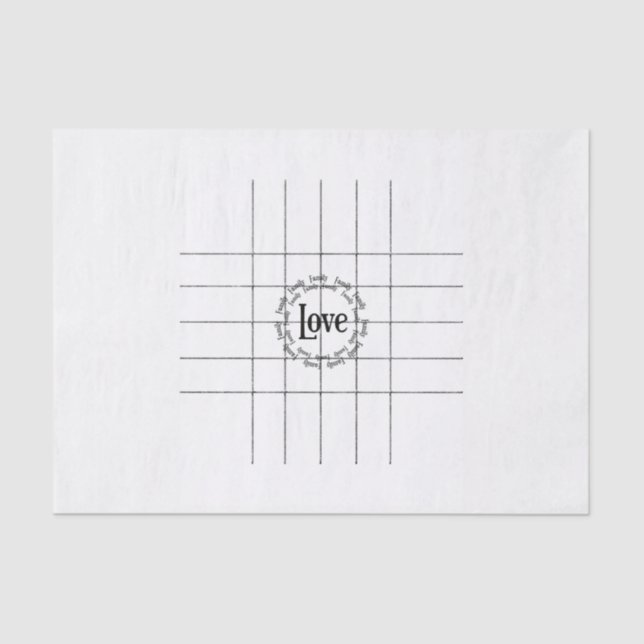 Dia de os namorados Papel Tecido Amor (Frente )