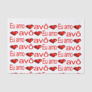 Dia de os namorados Papel Tecido Amor Avô