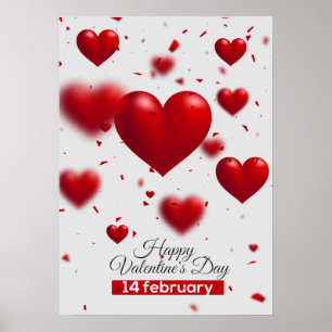 Dia de os namorados Poster incrível