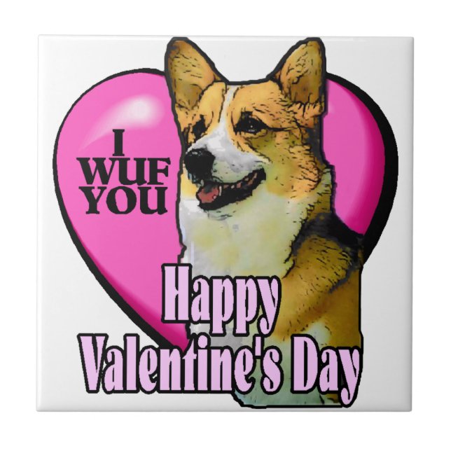 Dia de os namorados Welsh Corgi (Frente)