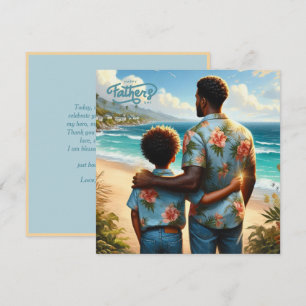 Dia de os pais Beach Bond Etnia Padre & Son