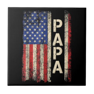 Dia de os pais De Bandeiras Do Papa Americano Para
