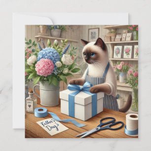 Dia de os pais de gatinhos de gato deseja Pais de