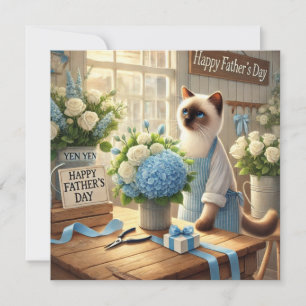 Dia de os pais de gatinhos de gato deseja Pais de