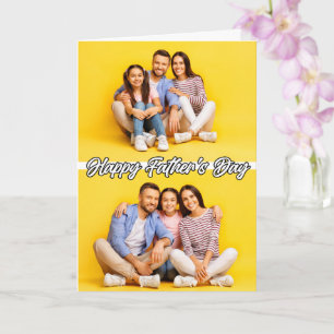 Dia de os pais de Modelo de 2 fotos personalizado 