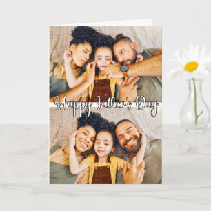 Dia de os pais de Modelo de 2 fotos personalizado
