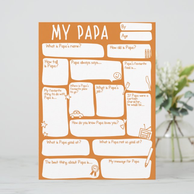 Dia de os pais Feliz_Melhor Papa Nunca (Em pé/Frente)