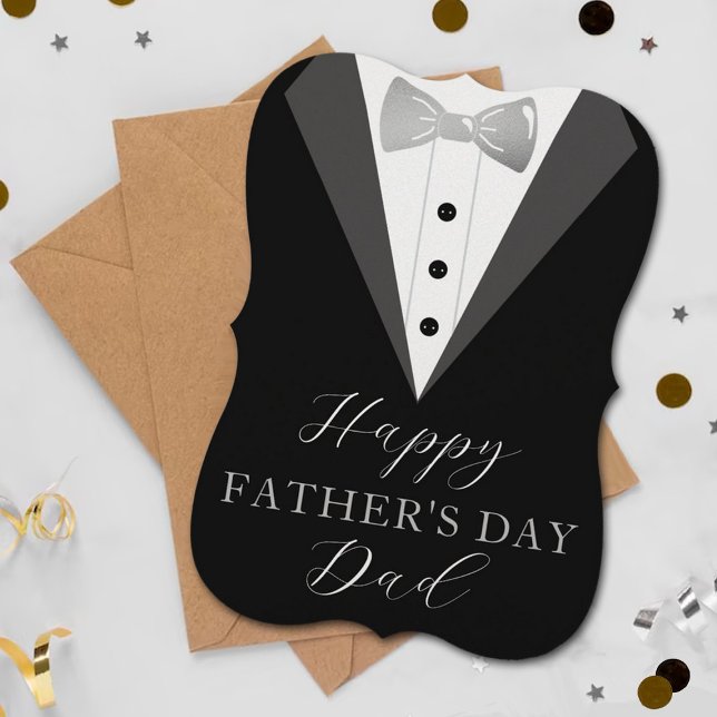 Dia de os pais Feliz na moda Tuxedo (Criador carregado)
