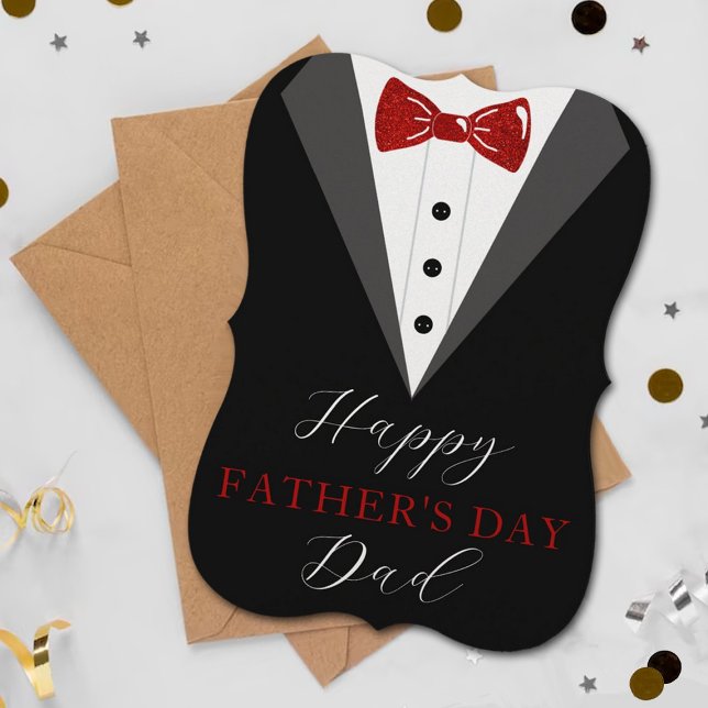 Dia de os pais Feliz na moda Tuxedo (Criador carregado)