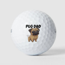 Dia de os pais Pug Pai