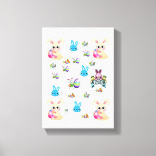 Dia de Páscoa de Impressão de Telas Esticadas