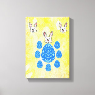 Dia de Páscoa de Impressão de Telas Esticadas