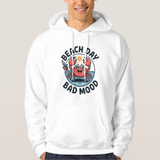 Dia de Praia Mau Humor – Camiseta de Verão de Cara