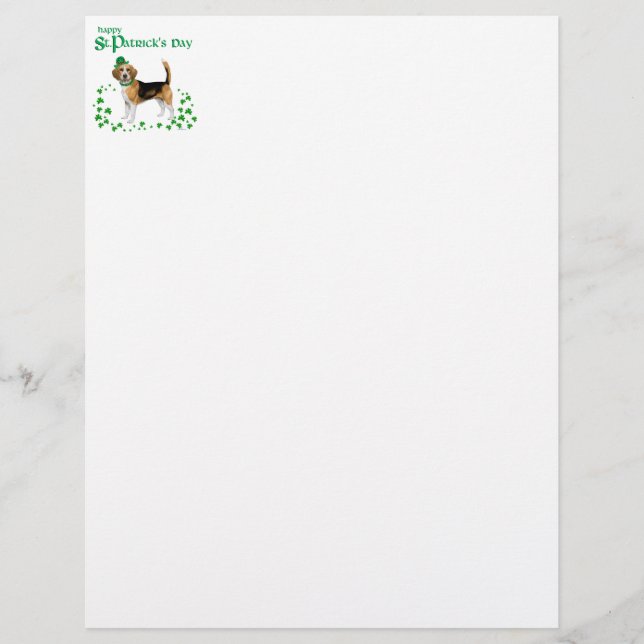 Dia de São Patrício de Beagle (Frente)