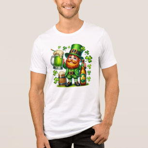 Dia de São Patrício Desenho de Cerveja do Leprecha