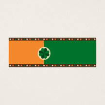 Dia de São Patrício Irish Flag Shamrock