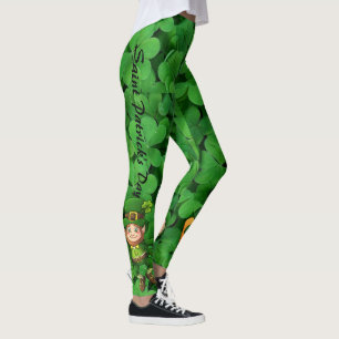 Dia de São Patrício Leggings Saint Patrick Pants