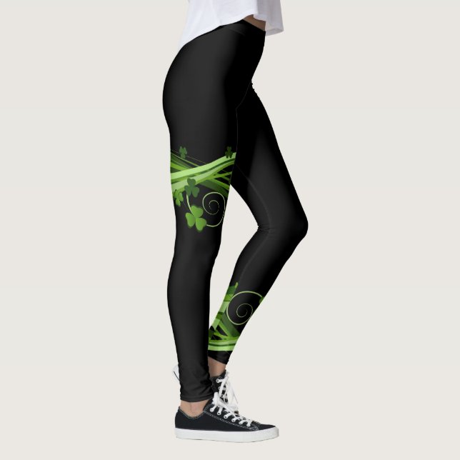 Dia de São Patrício Leggings Saint Patrick Pants (Direita)