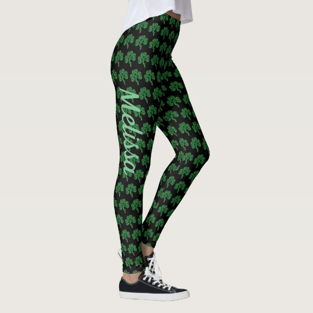 Dia de São Patrício Leggings Saint Patrick Pants (Direita)