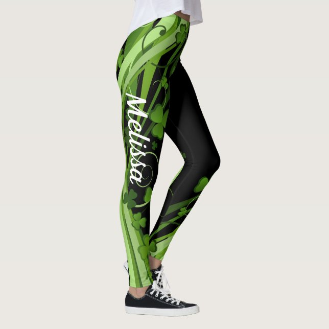 Dia de São Patrício Leggings Saint Patrick Pants (Direita)