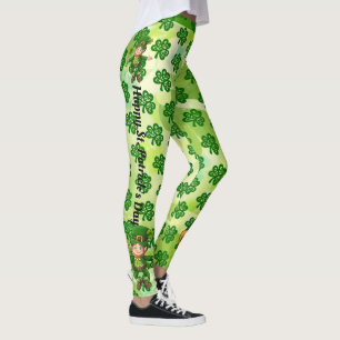 Dia de São Patrício Leggings Saint Patrick Pants
