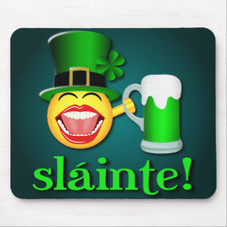 Dia de São Patrício Sláinte Mousepad