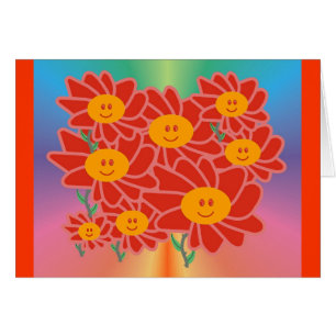 Dia de Smilies do primavera!  Vazio do cartão