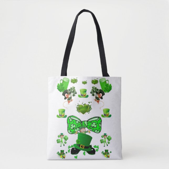 Dia de Tote Bag Saint Patrick (Frente)