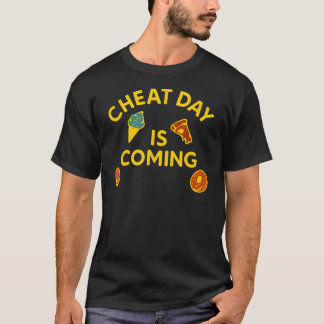 Dia de Trapaça Está Chegando Camiseta Divertida pa