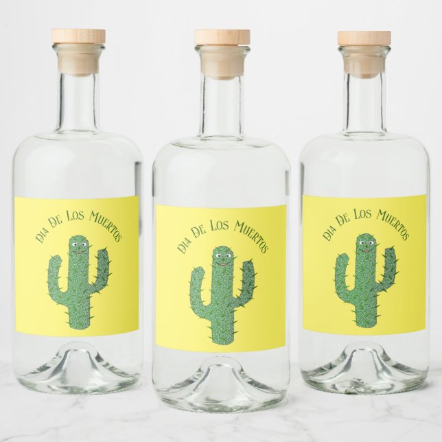 Dia do Cactus Feliz Morto (Garrafas)